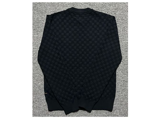 Louis Vuitton Damier Signature Strick Silber - Ansicht 4