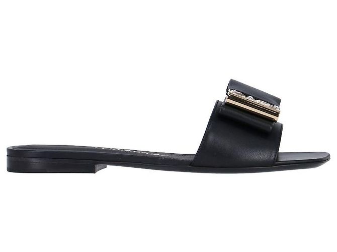 Salvatore Ferragamo Sandali ricondizionati neri Nero - vista 2
