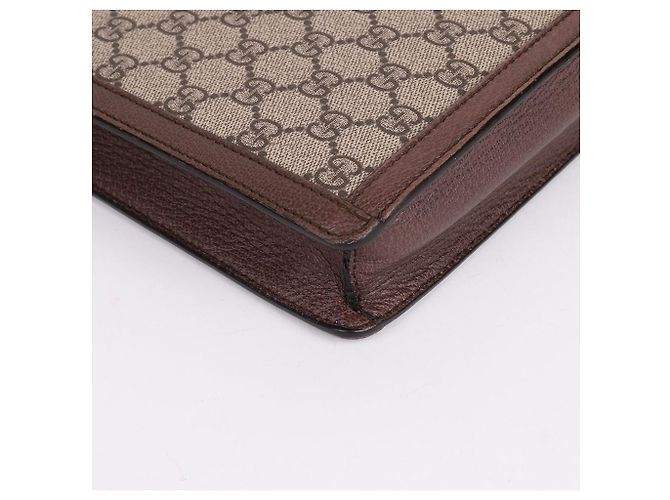 Gucci Clutch a righe Ophidia Portfolio Multicolore - vista 9