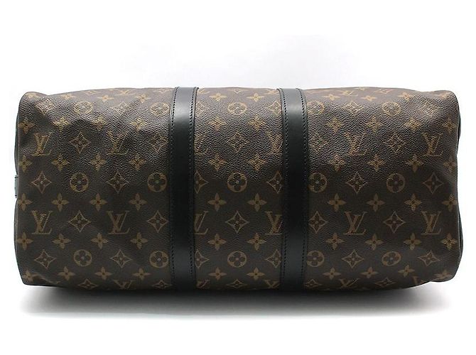 Louis Vuitton Borsa a Spalla Keepall Travel Bag Monogram Macassar Marrone - vista 6