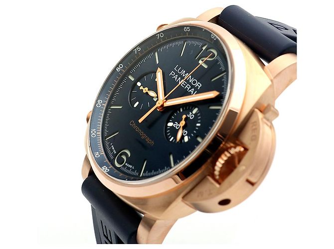 Panerai Relógio Luminor Marina Rose Goldtech Masculino - Sem uso com caixa e garantia Rosa - vista 12
