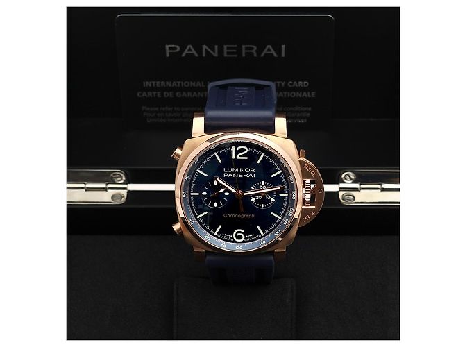 Panerai Relógio Luminor Marina Rose Goldtech Masculino - Sem uso com caixa e garantia Rosa - vista 2