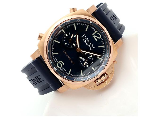 Panerai Relógio Luminor Marina Rose Goldtech Masculino - Sem uso com caixa e garantia Rosa - vista 22
