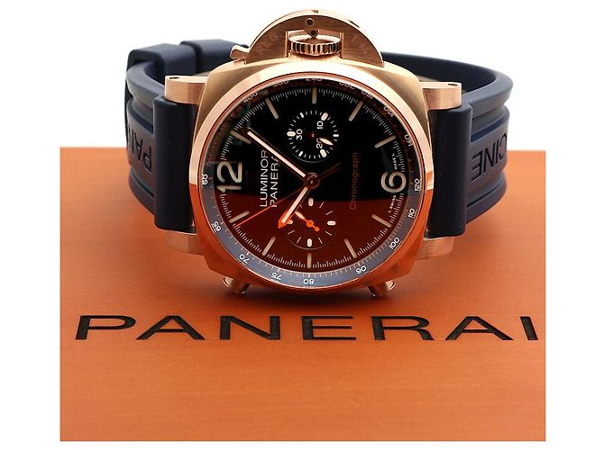 Panerai Relógio Luminor Marina Rose Goldtech Masculino - Sem uso com caixa e garantia Rosa - vista 24
