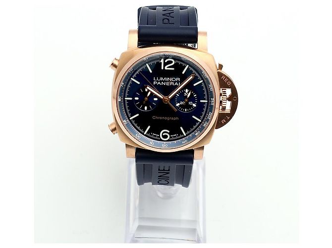 Panerai Relógio Luminor Marina Rose Goldtech Masculino - Sem uso com caixa e garantia Rosa - vista 6