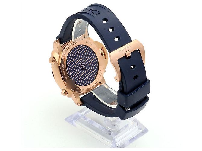 Panerai Relógio Luminor Marina Rose Goldtech Masculino - Sem uso com caixa e garantia Rosa - vista 8