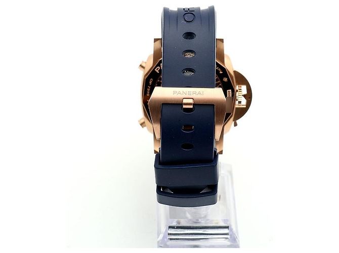 Panerai Relógio Luminor Marina Rose Goldtech Masculino - Sem uso com caixa e garantia Rosa - vista 9