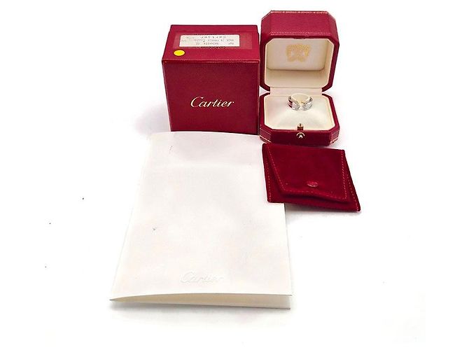 Cartier Anillo Double Diamond Blanco - vista 6