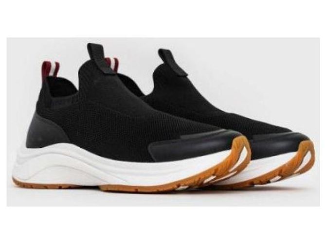 Bally Baskets en maille Noir - vue 5