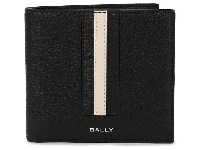 Bally Portafoglio bifold con nastro Nero - vista 3