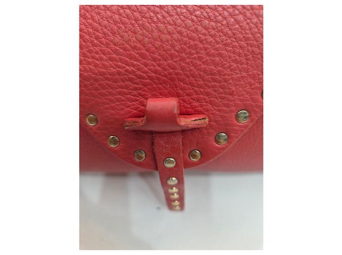 16 Céline Mini-Schultertasche mit Nieten Rot - Ansicht 16