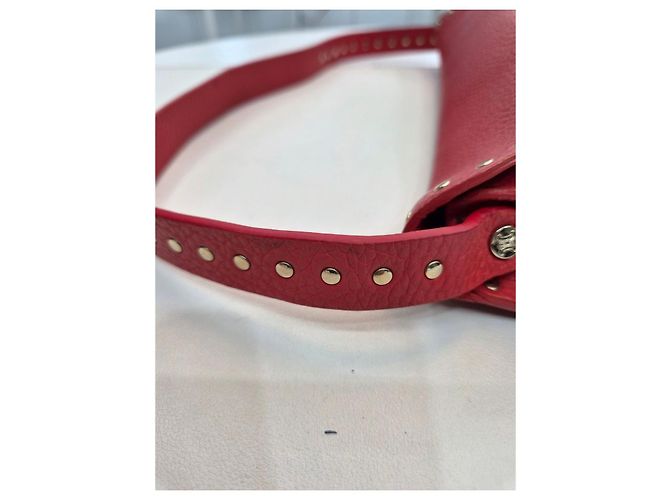 16 Céline Mini-Schultertasche mit Nieten Rot - Ansicht 20
