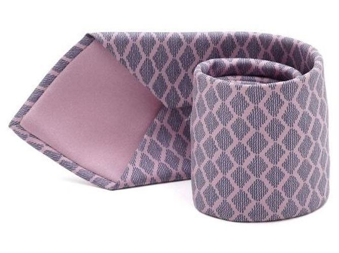 Hermès Purple Wave Dot Pattern Silk Men's Tie - view 2