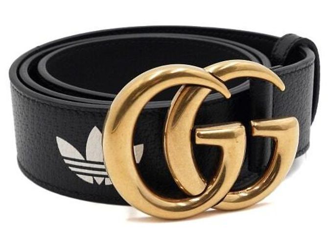 Marmont Gucci Buckle Men's Leather Belt Black - view 3