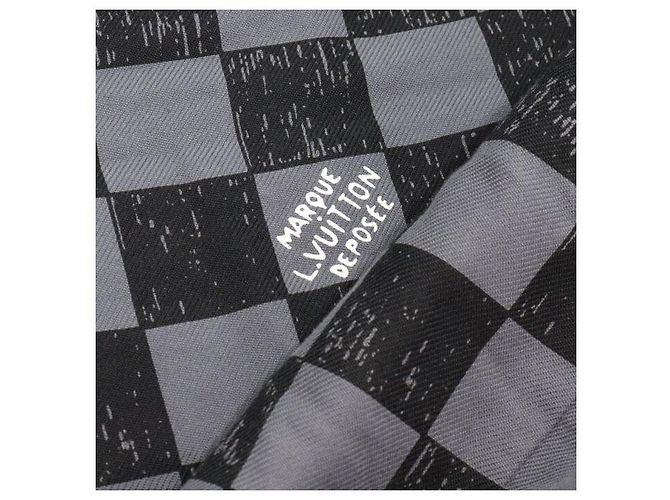 Louis Vuitton Pantaloni Cigarette Damier da uomo Nero - vista 4