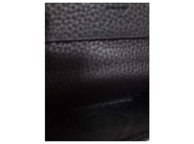 Gucci Black Logo Leather Card Case Wallet - view 4