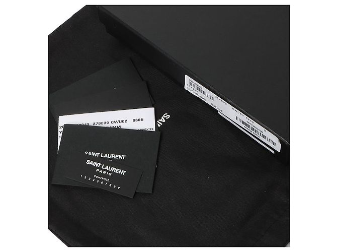 Saint Laurent Clutch Matelassé Small Rosso - vista 9