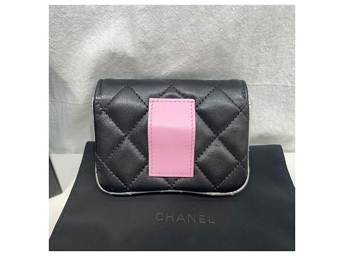 Chanel Mini borsa a tracolla con catena nera Nero - vista 7