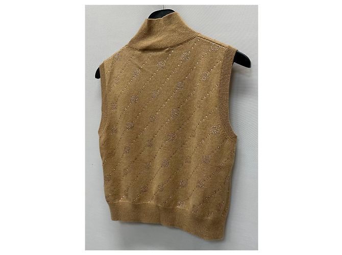 Gucci Top de cachemira entrelazado Castaño - vista 5