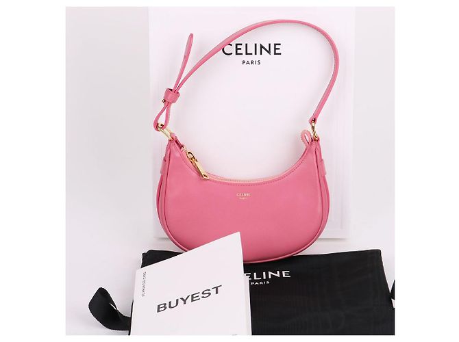 16 Céline Mini borsa hobo Abba in oro rosa chiaro - vista 12