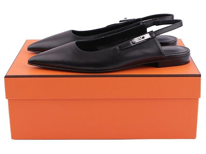 Kelly Hermès Lovely Slingback Schwarz - Ansicht 12