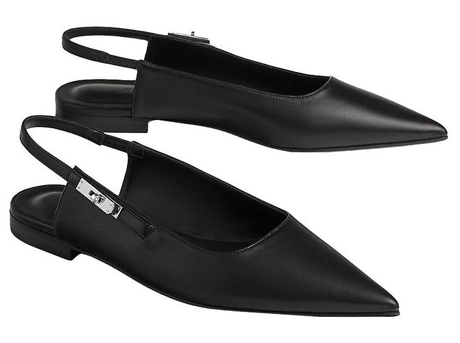Kelly Hermès Lovely Slingback Schwarz - Ansicht 4