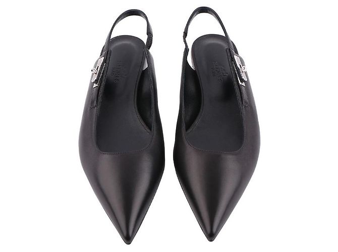 Kelly Hermès Lovely Slingback Schwarz - Ansicht 6