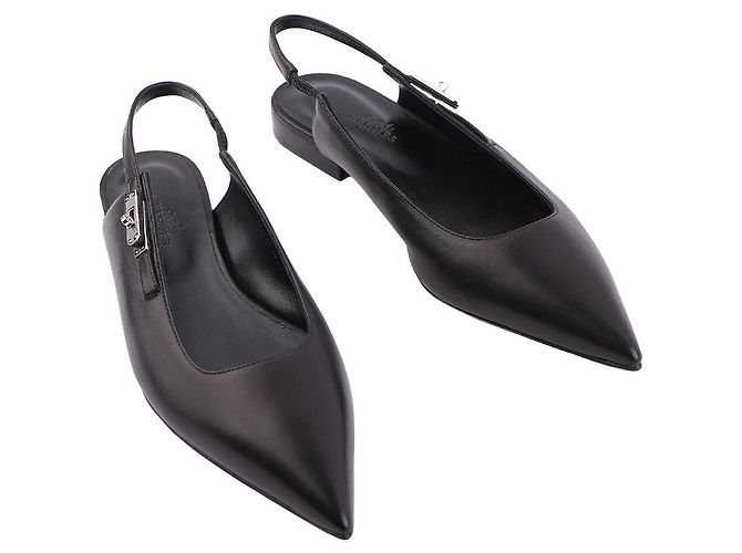 Kelly Hermès Lovely Slingback Schwarz - Ansicht 7