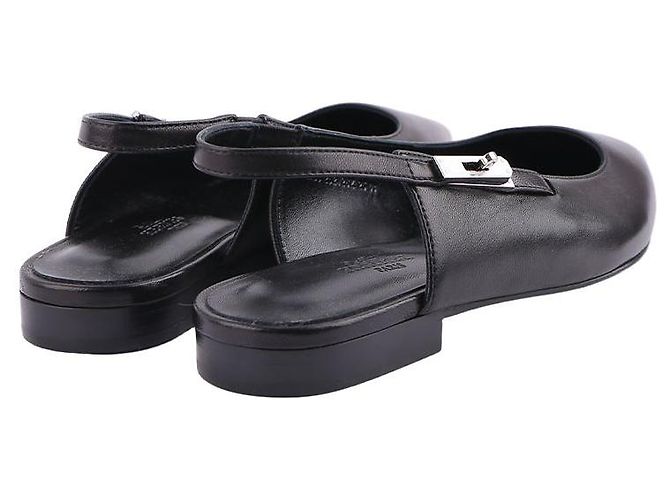 Kelly Hermès Lovely Slingback Schwarz - Ansicht 9
