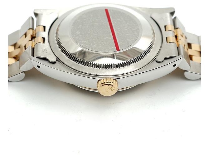 Rolex Relógio Datejust Masculino Combi Champagne Gold Original Diamond Dourado - vista 13