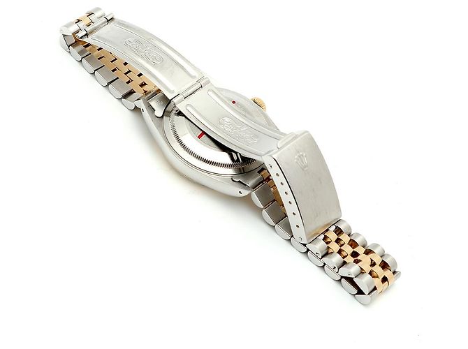 Rolex Relógio Datejust Masculino Combi Champagne Gold Original Diamond Dourado - vista 15