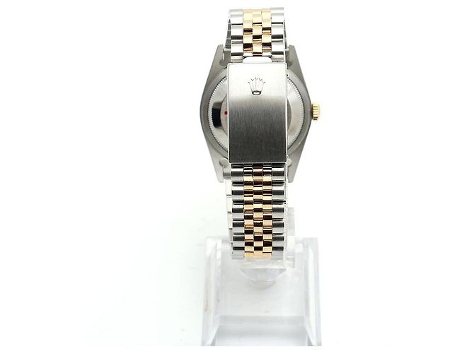 Rolex Relógio Datejust Masculino Combi Champagne Gold Original Diamond Dourado - vista 6