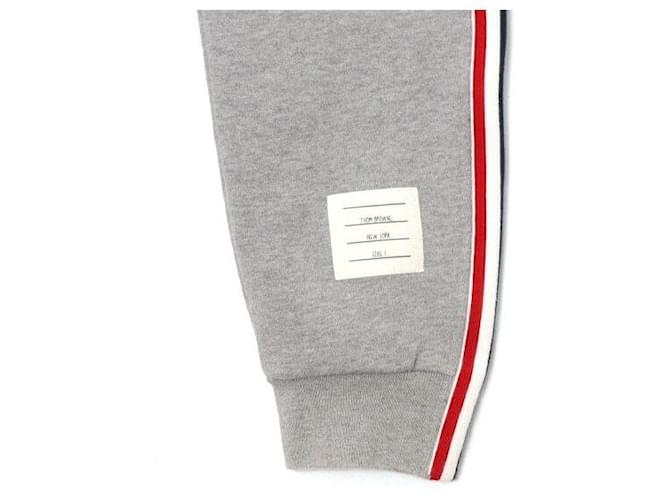 Thom Browne Classic Loopback Stripe Sweatpants Grey Braun - Ansicht 3