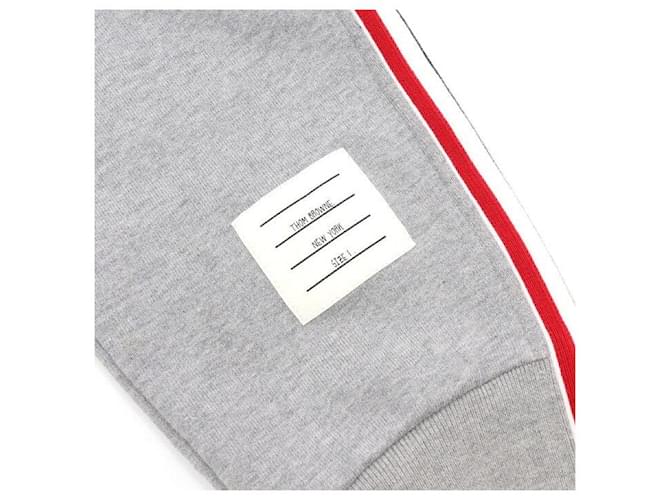 Thom Browne Classic Loopback Stripe Sweatpants Grey Braun - Ansicht 6