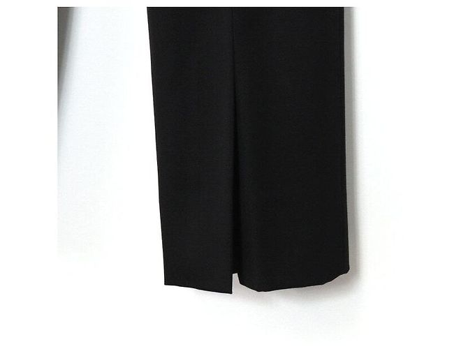 Louis Vuitton Pantaloni da uomo in cotone nero con spacco - vista 3