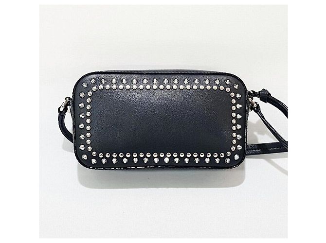 Jimmy Choo Mini borsa a tracolla in pelle con borchie Nero - vista 4
