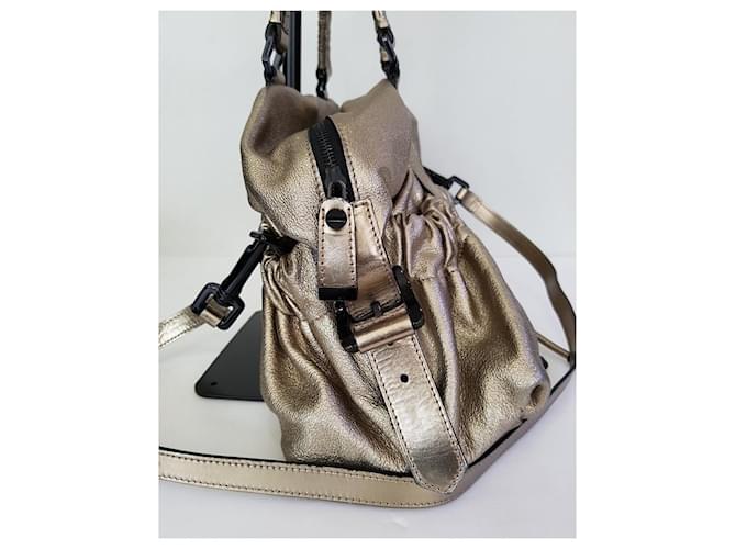 Burberry Grande borsa a tracolla D'oro - vista 3