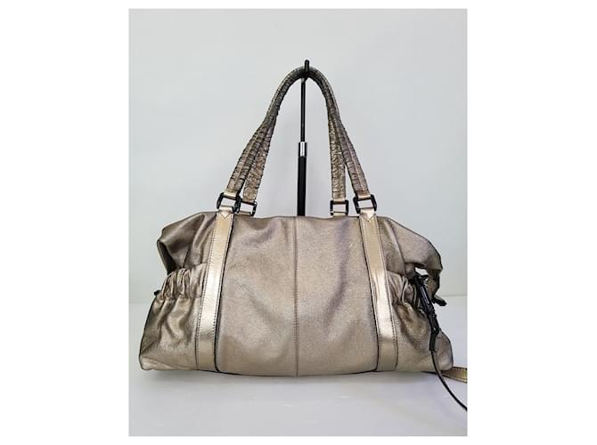 Burberry Grande borsa a tracolla D'oro - vista 4