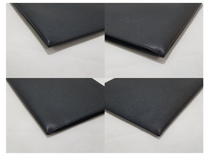 Saint Laurent Borsa Clutch Caviar Classica - vista 7