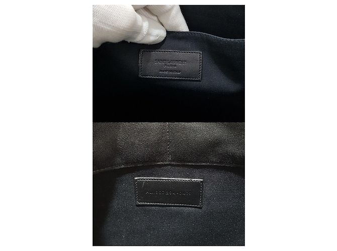 Saint Laurent Borsa Clutch Caviar Classica - vista 9