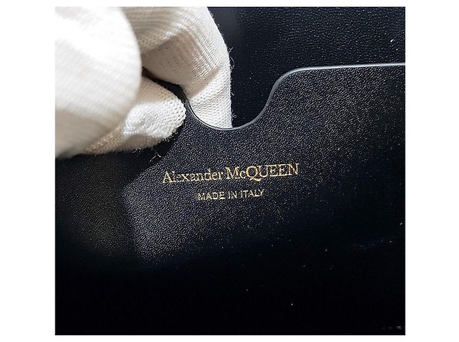 Clutch Gold Skull Alexander McQueen D'oro - vista 9