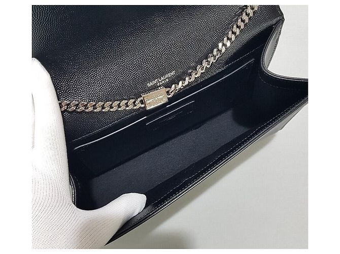 Saint Laurent Monogram Kate Tasche Medium Size Schwarz - Ansicht 8