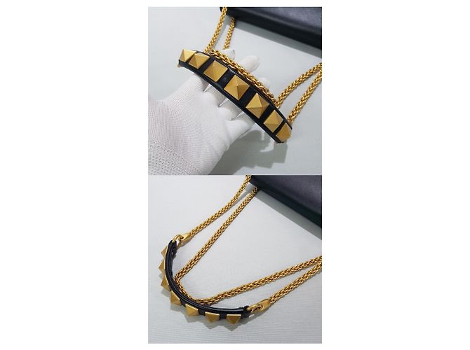 Valentino Borsa a Spalla Logo Rockstud Chain Argento - vista 6