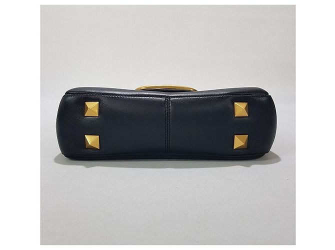 Valentino Borsa a Spalla Logo Rockstud Chain Argento - vista 7