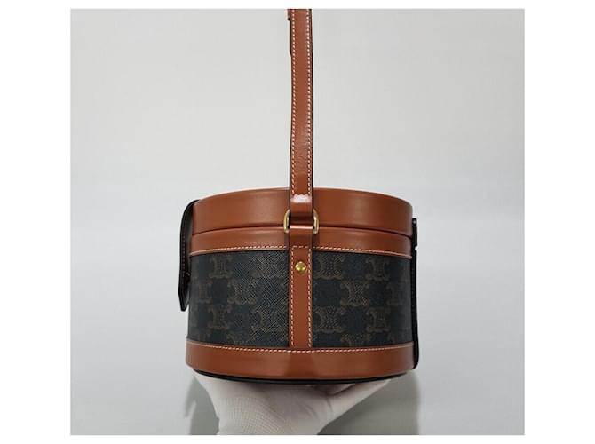 Céline Triope Tambour Medium Marrone - vista 4