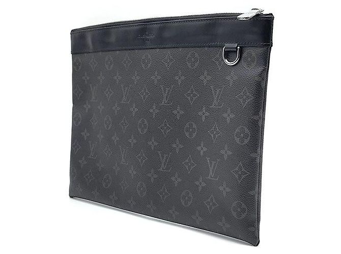 Louis Vuitton Clutch Eclipse Discovery Preto - vista 2