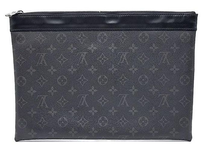 Louis Vuitton Clutch Eclipse Discovery Preto - vista 3