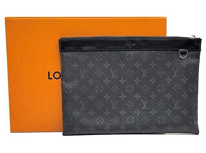 Louis Vuitton Clutch Eclipse Discovery Preto - vista 7
