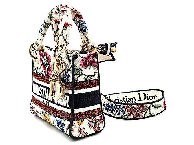 Mini borsa Christian Dior D-LITE Lady Multicolore - vista 2