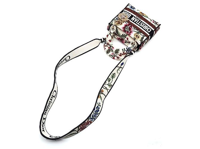 Mini borsa Christian Dior D-LITE Lady Multicolore - vista 4